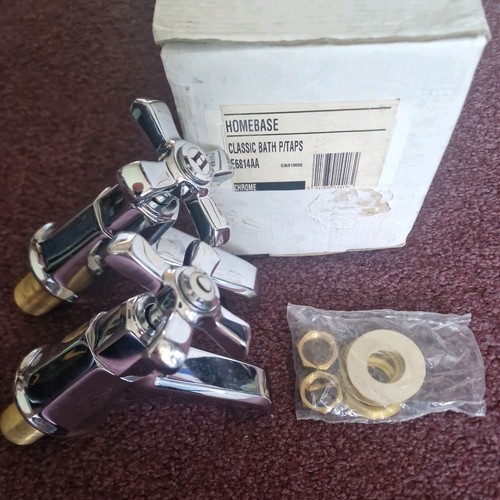 Bathroom bath taps twin hot - bath,