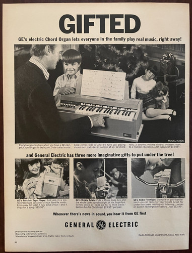1968 electric organ - ge,