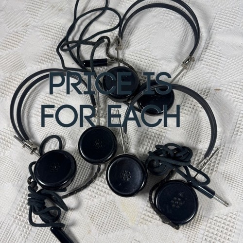 Vintage bakelite headphones - vintage,