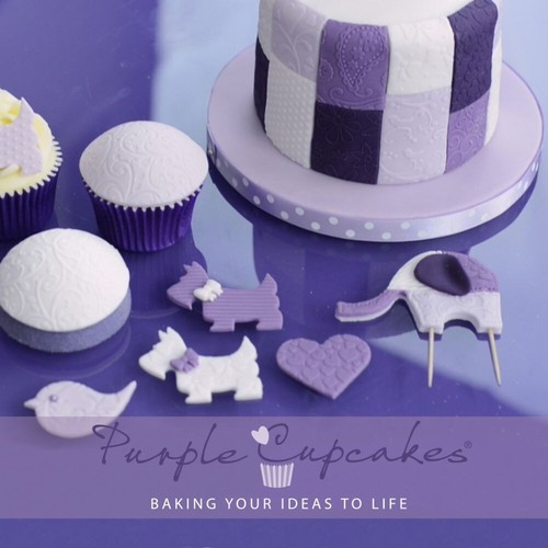 Purple cupcakes cake - cupcakes,