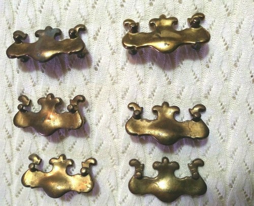 Vtg keeler brass drawer - vtg, pulls