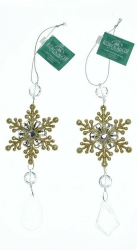Kurt adler gold snowflake - kurt,