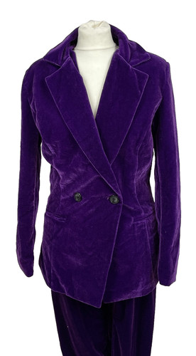 Oyrosy sparkly purple velvet - purple,