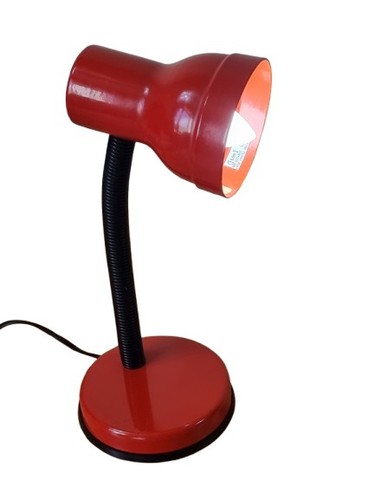 Red gooseneck lamp - red, flexible