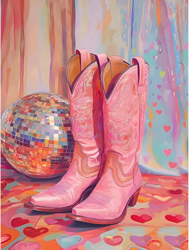 Boots paint number - boots, by