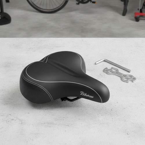 Wide cruiser saddle - saddle, comfort