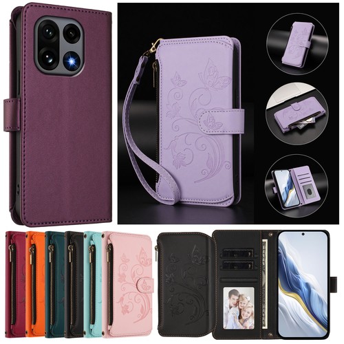 Card wallet zip leather - card,