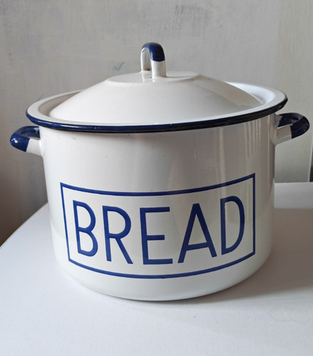 Large vintage enamel - large,
