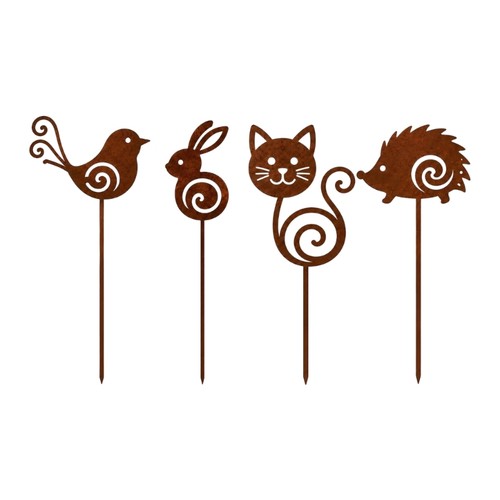 Garden ornament rusty animal - ornament,