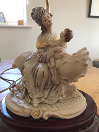 Capodimonte merli 1981 lamp - capodimonte,