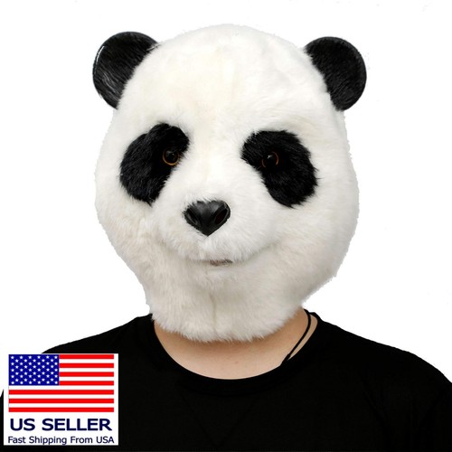Funny panda mask animal head - funny,