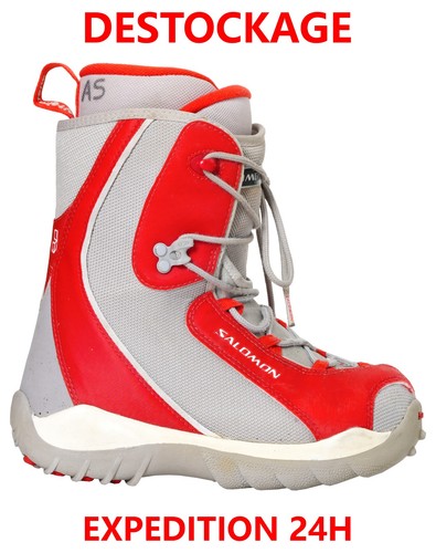 Used kids snowboard - used, boots