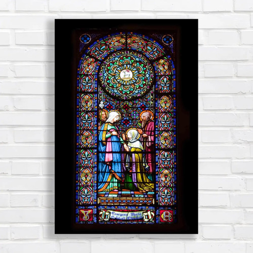 Stained glass religious ornate - glass,