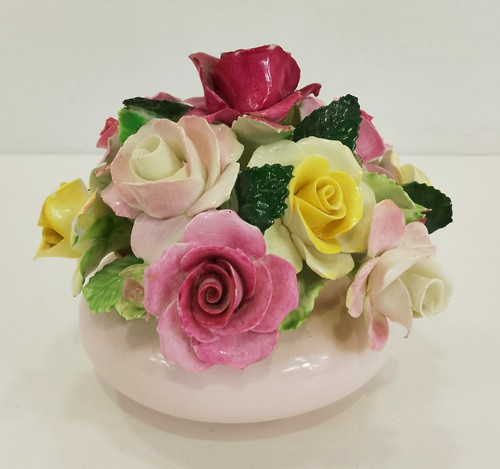Vintage adderley pink - pink, floral