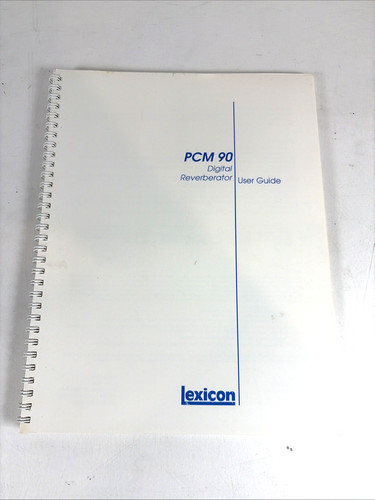 Original lexicon pcm90 digital - lexicon,