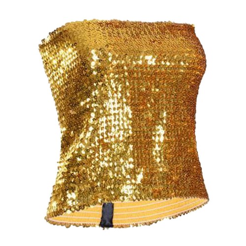 Ladies sequin strapless boob - ladies,