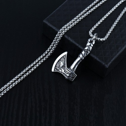 Viking axe necklace - viking, gothic