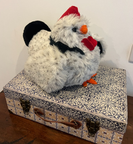 Vintage ikea grey speckled hen - ikea,