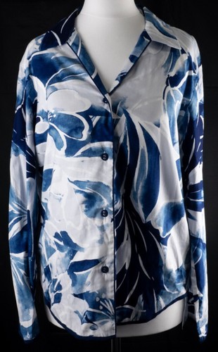 Cyberjammies blue floral long - floral,