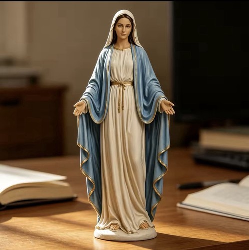 Virgin mary desktop figurine - mary,