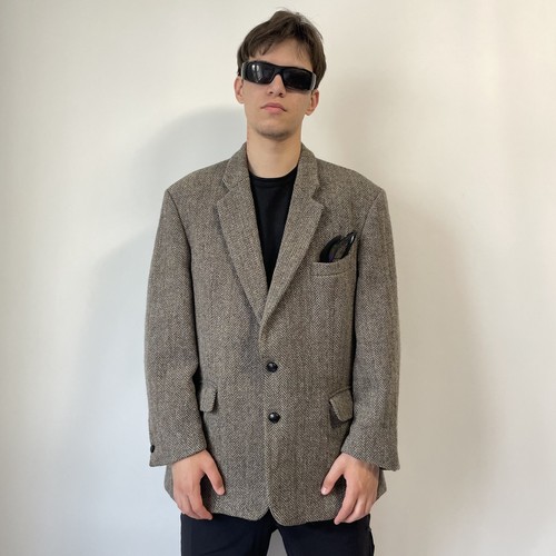 Harris tweed blazer - blazer,, authentic