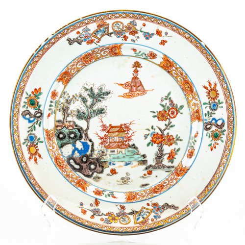 Chinese porcelain plate kangxi - porcelain,