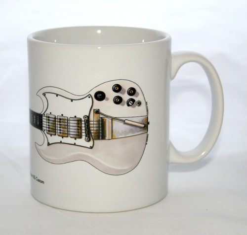 Guitar mug jimi hendrix - jimi, hendrix's