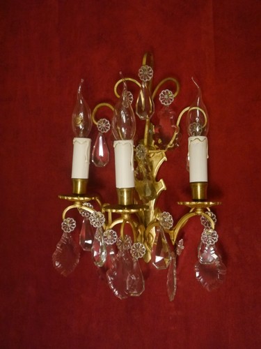 Antique wall lamp pair - lamp,