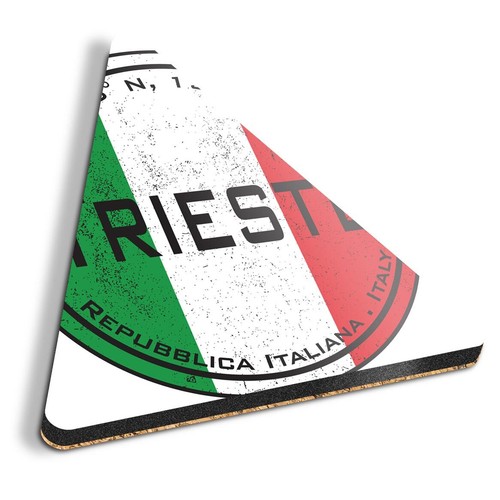 Triangle mdf coaster - triangle, trieste