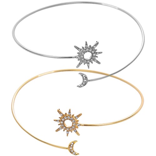 Pcs metal sun moon bracelet - sun,