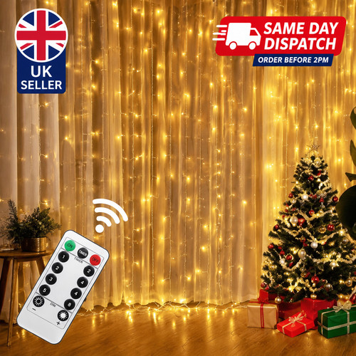 3mx3m led curtain string fairy - 3mx3m,