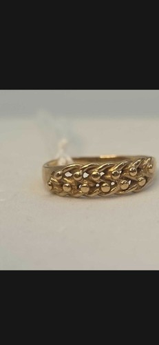 9ct gold keeper - 9ct,