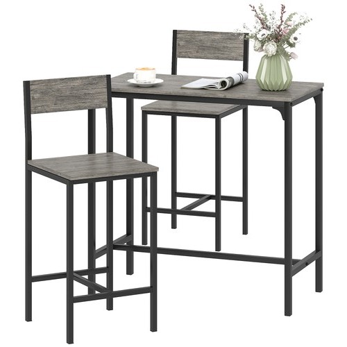 Homcom piece bar table and - table,