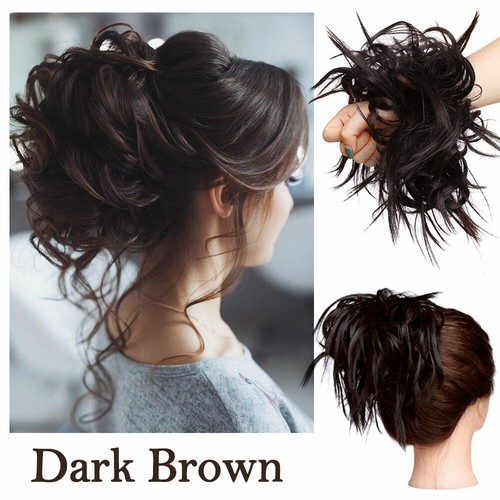 Real large messy bun scrunchie - bun,