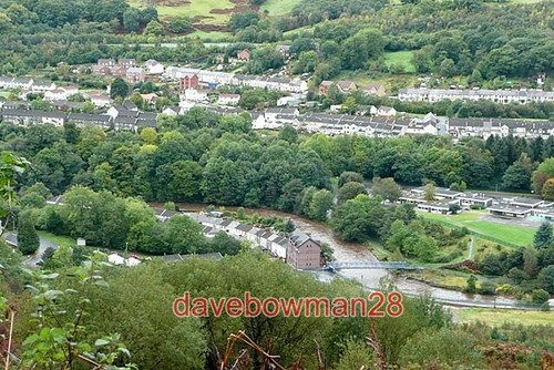 Photo looking down merthyr - on,