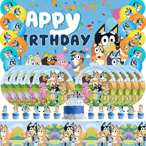 Bluey party supplies set - bluey,