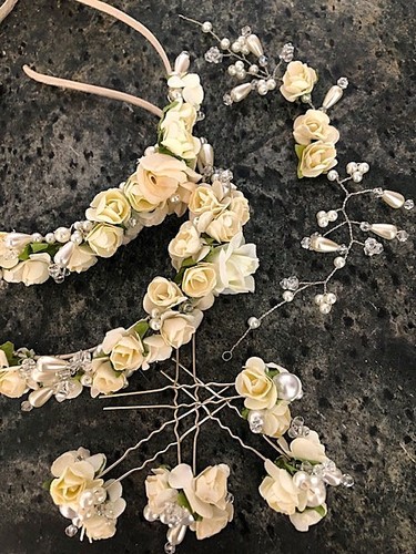 Cream roses crystal - cream, &