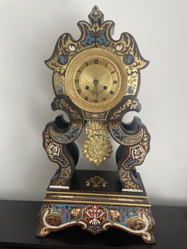 Antique french boulle portico - french,