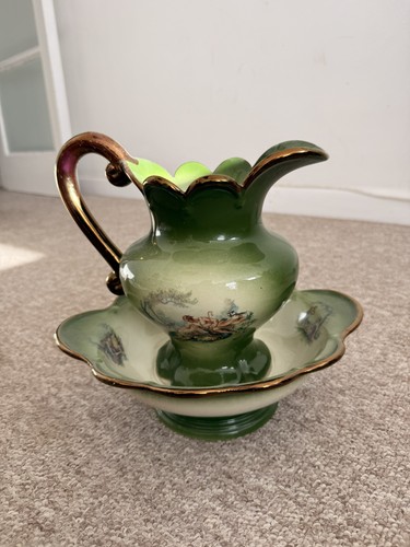 Antique ceramic pitcher - antique,