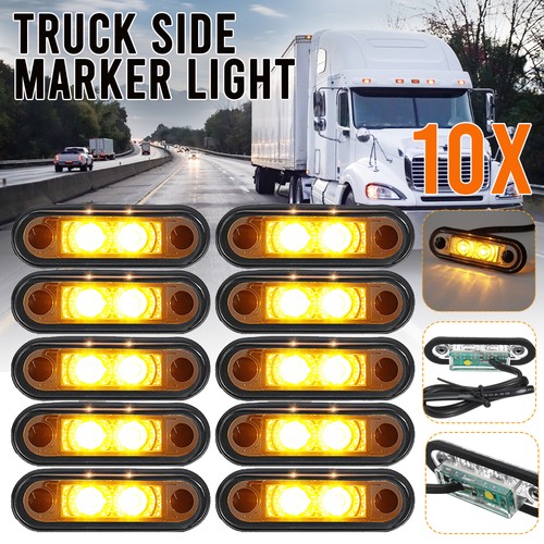 10x 12v 24v flush side - flush, marker