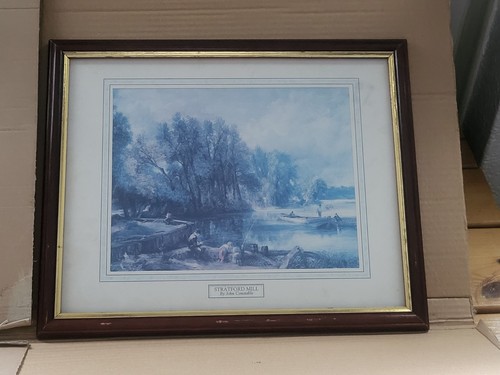 Framed print rural - print-, church