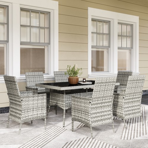 Outsunny seater rattan - seater,