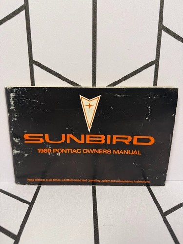 1989 pontiac sunbird owners - 1989,