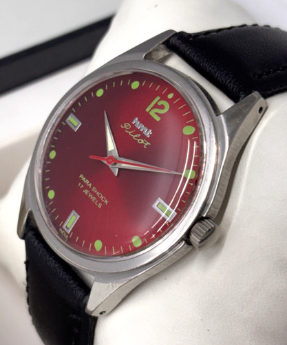 Vintage hmt pilot red - hmt,