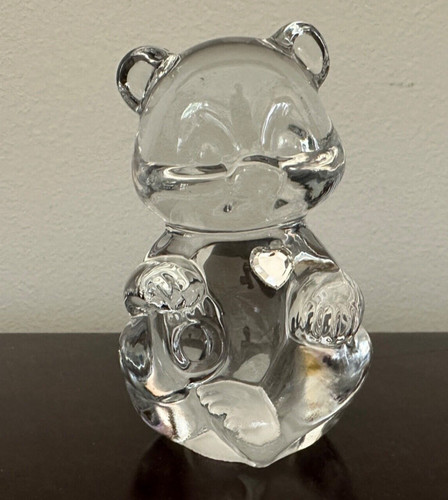 Vintage fenton glass bear - ,