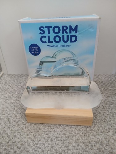 Storm glass weather predictor - glass,
