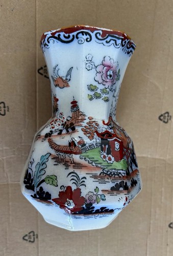 Mason patent ironstone - ironstone, vase