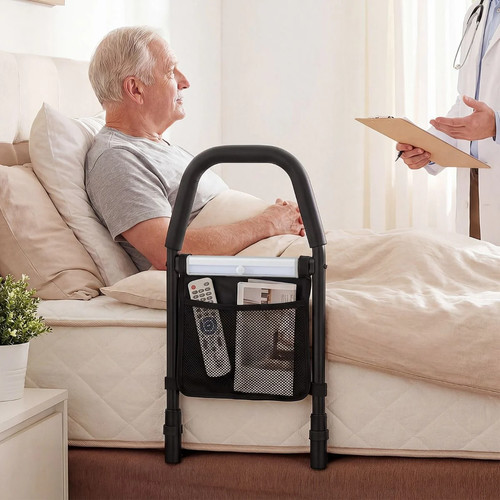 Bed rails with motion - bed, sensor