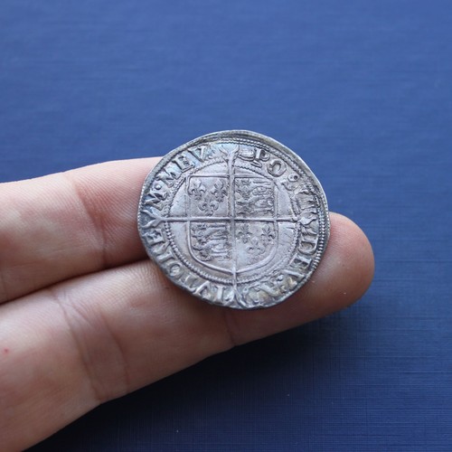 Hammered silver coin elizabeth - hammered,