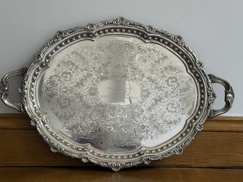 Large vintage silver plated - silver,